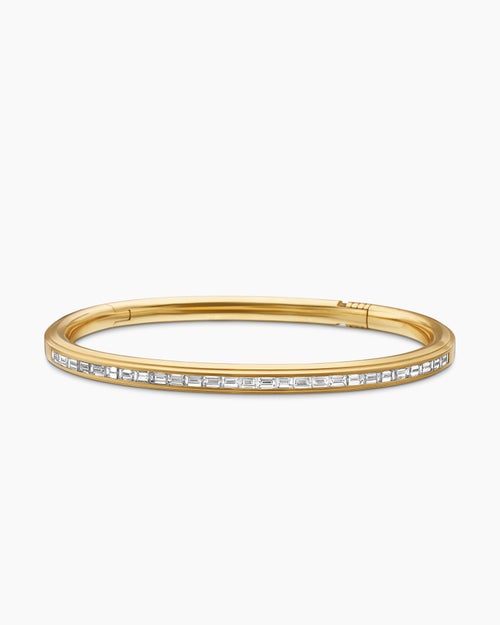Mens Streamline Bracelet in 18K Yellow Gold, 4.4mm