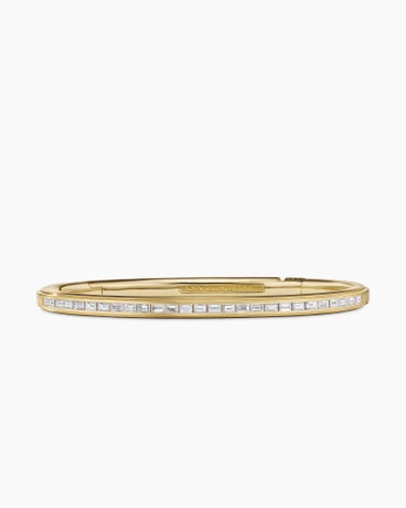 Streamline® Bracelet in 18K Yellow Gold with Diamonds, 4.4mm