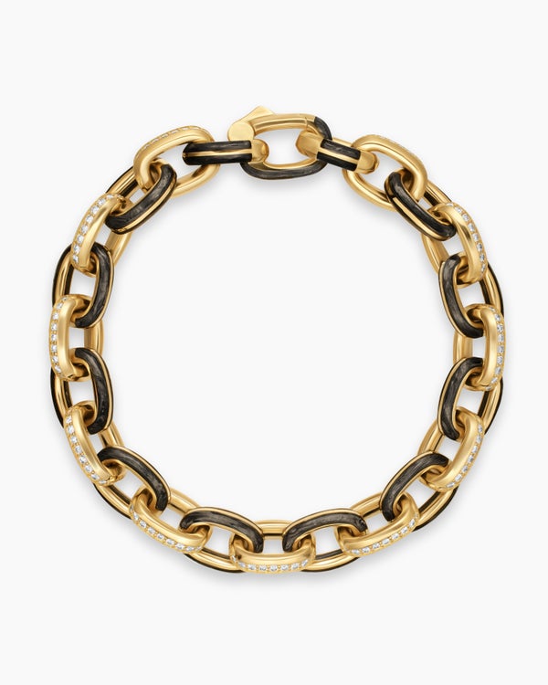 Streamline Oval Link Bracelet in 18K Yellow Gold, 10.8mm