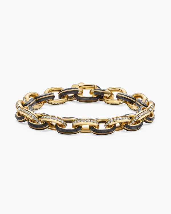 Streamline Oval Link Bracelet in 18K Yellow Gold, 10.8mm