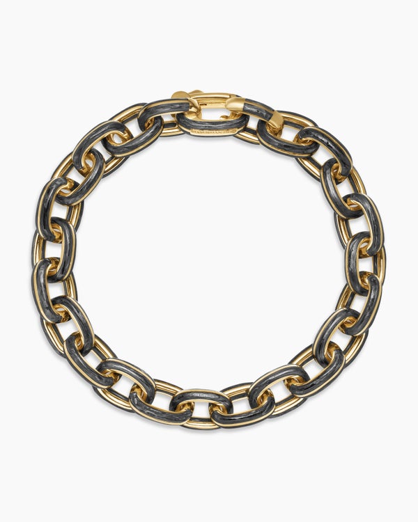 Streamline Oval Link Bracelet in 18K Yellow Gold, 10.8mm
