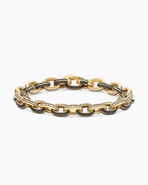 Streamline Oval Link Bracelet in 18K Yellow Gold, 8.5mm