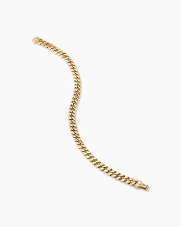 Curb Chain Bracelet in 18K Yellow Gold, 6mm