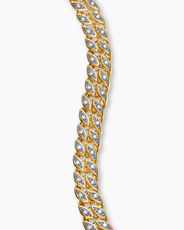 Curb Chain Bracelet in 18K Yellow Gold, 6mm