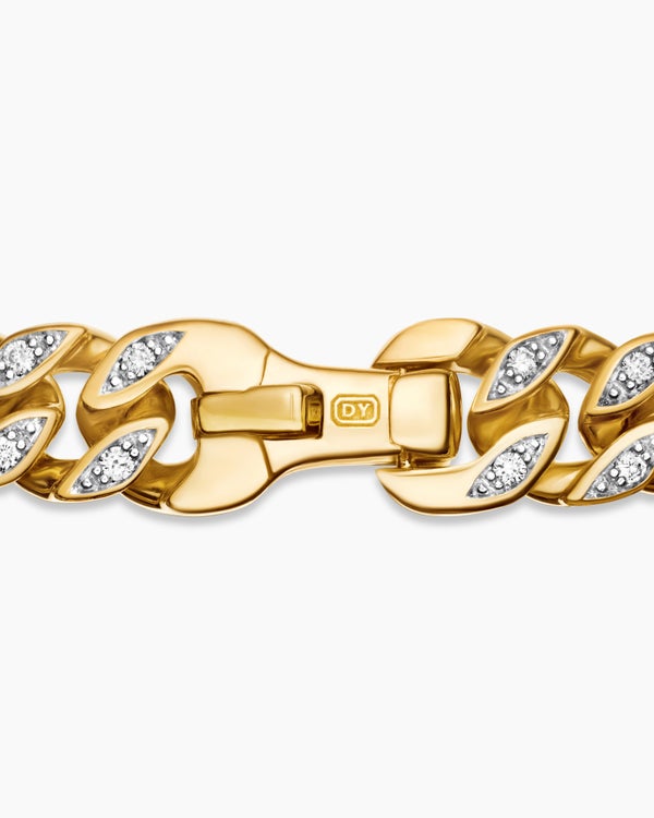 Curb Chain Bracelet in 18K Yellow Gold, 6mm