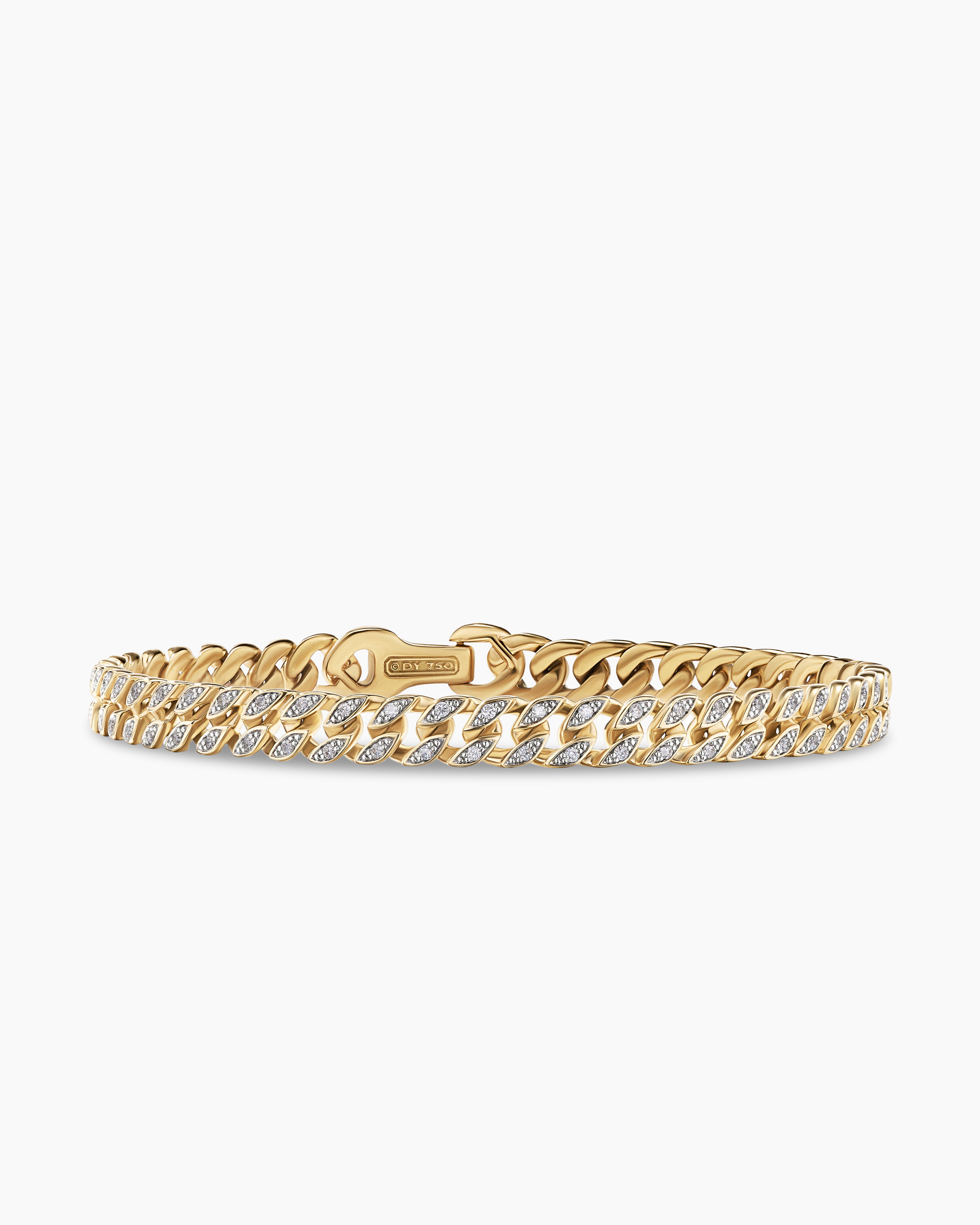 18ct Yellow Gold Cable Chain Bracelet