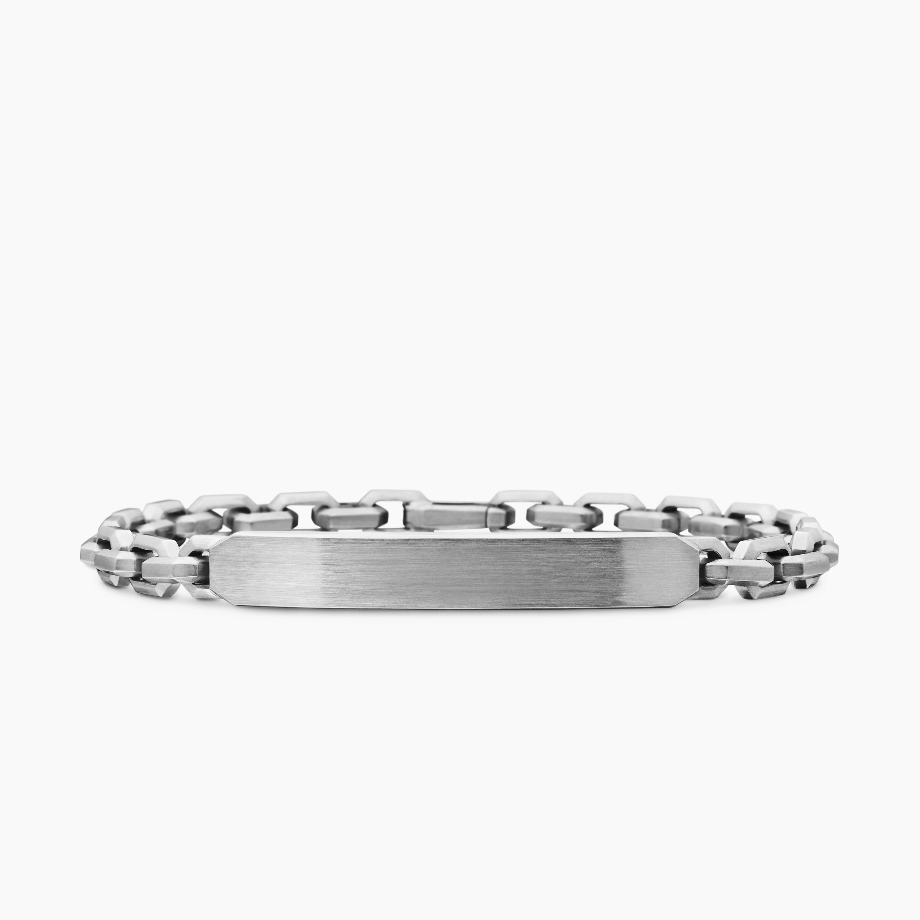 Gourmette Streamline&reg; en argent massif, 4,4 mm homme 