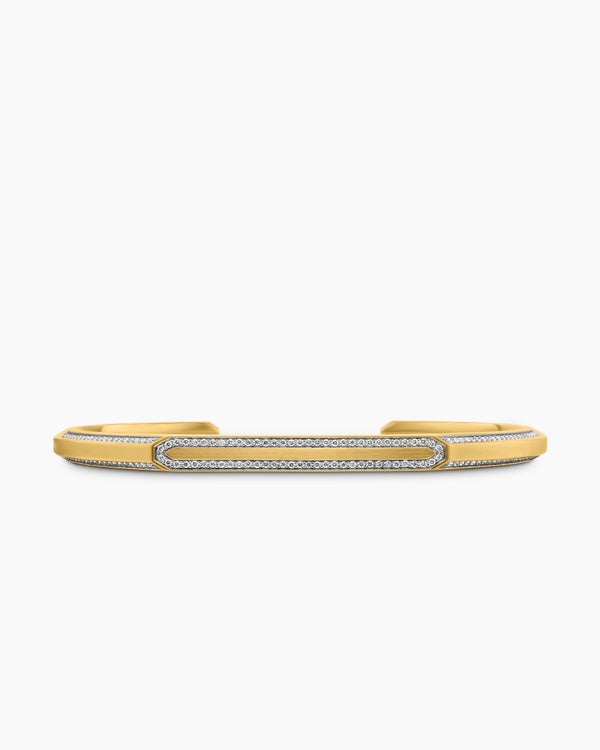 Streamline Cuff Bracelet in 18K Yellow Gold, 5.5mm