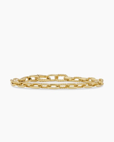 DY Madison® Chain Bracelet in 18K Yellow Gold, 6mm