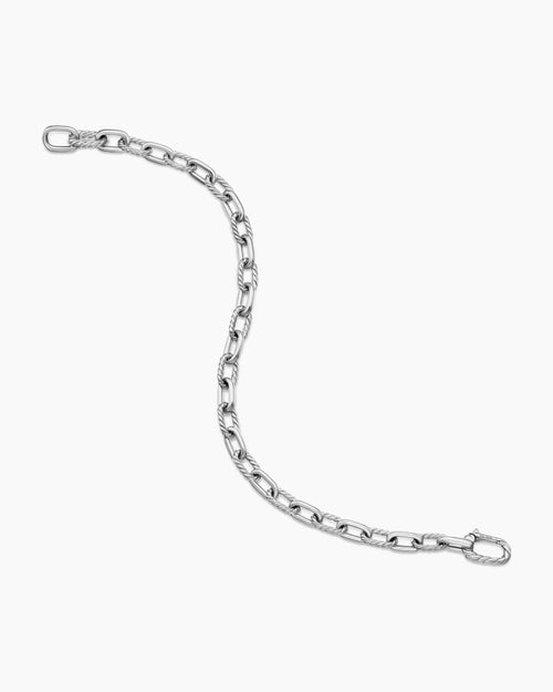 Mens DY Madison Chain Bracelet in Sterling Silver, 6mm