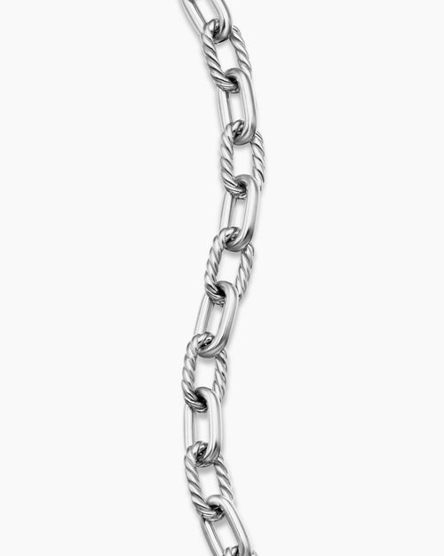 Mens DY Madison Chain Bracelet in Sterling Silver, 6mm
