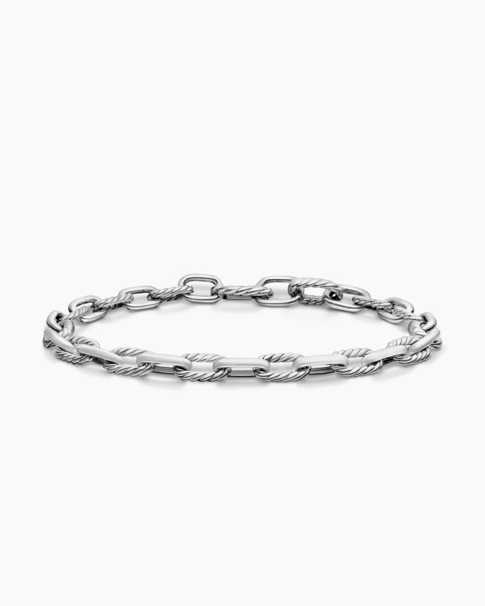 Mens DY Madison Chain Bracelet in Sterling Silver, 6mm