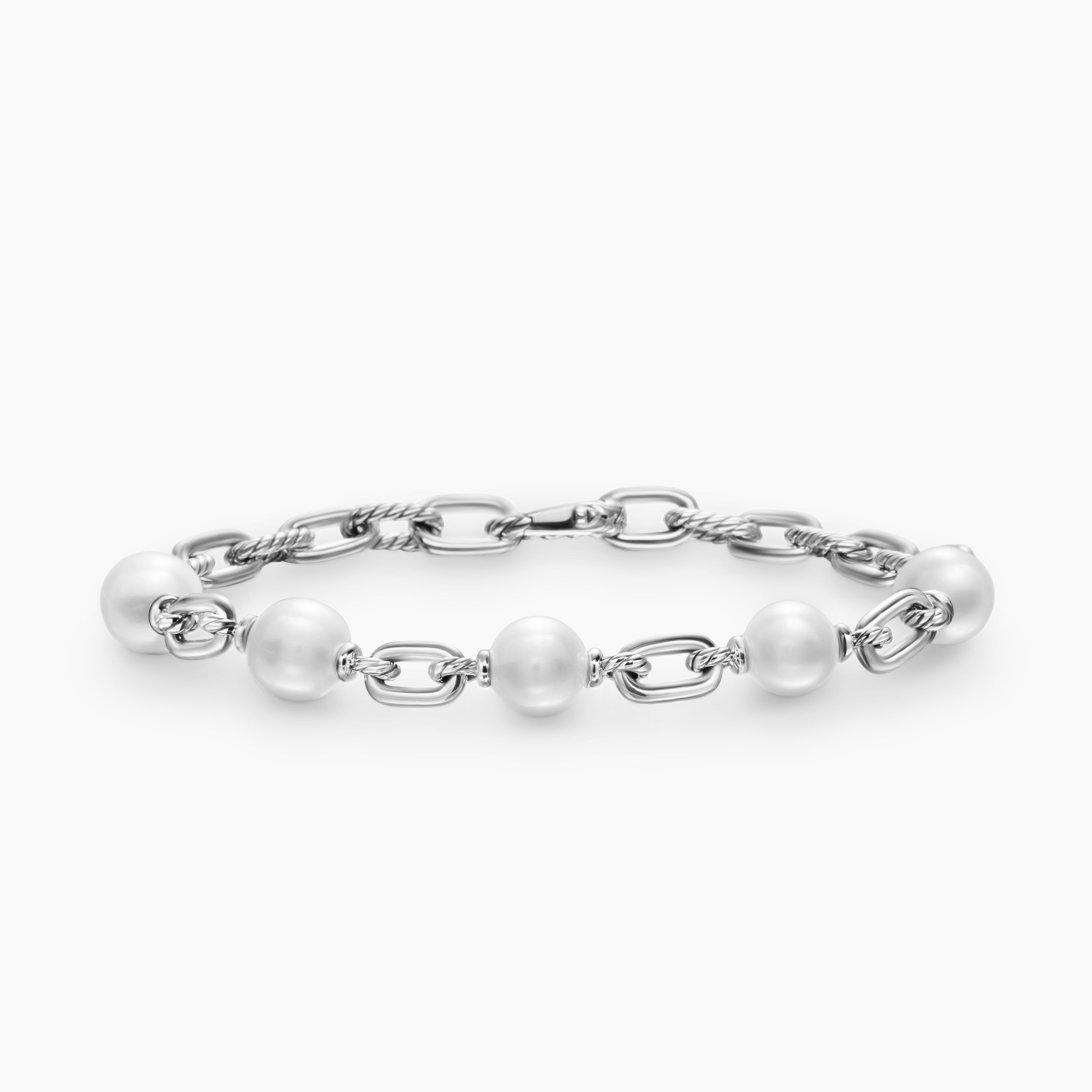 Mens DY Madison Chain Bracelet in Sterling Silver, 6mm