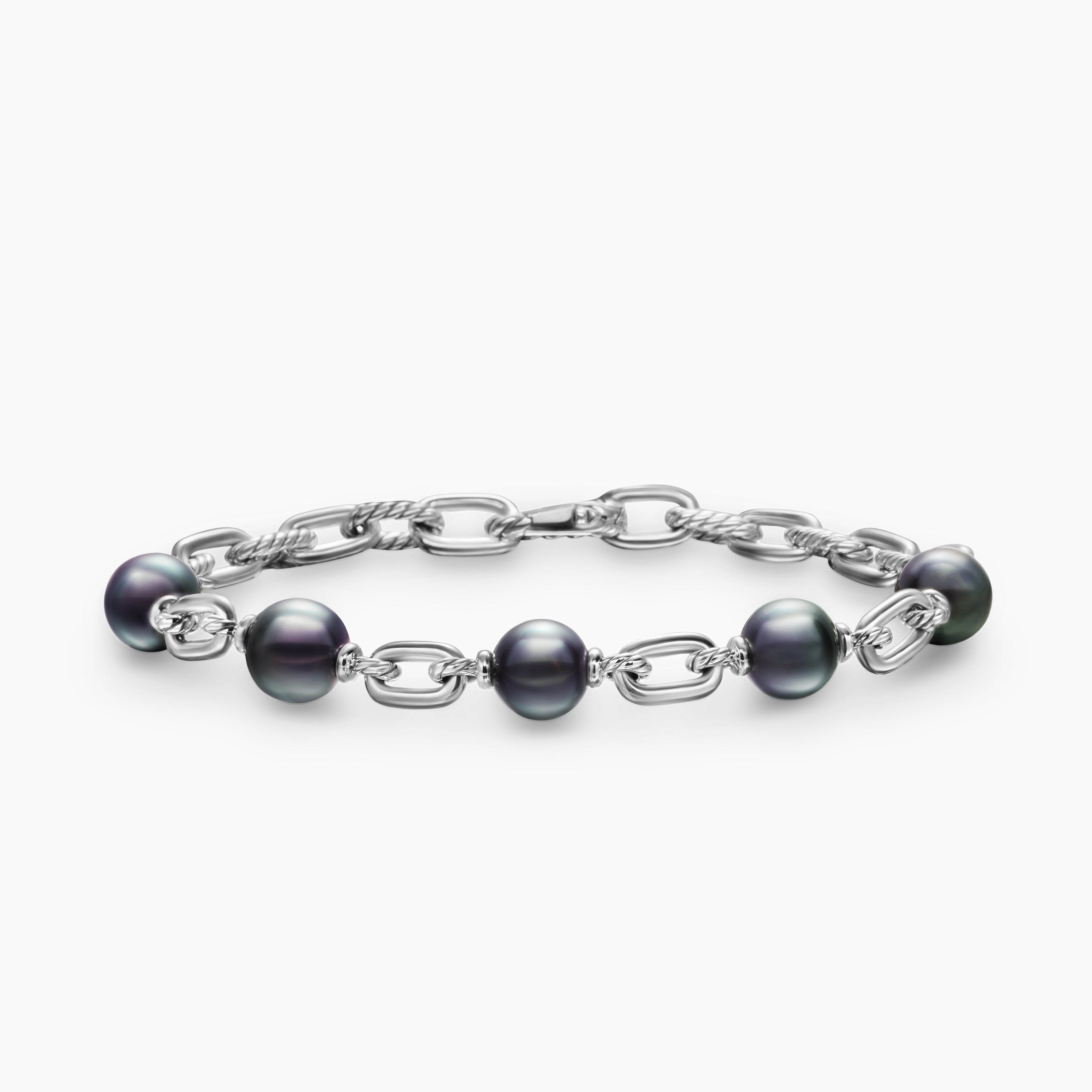 Mens DY Madison Chain Bracelet in Sterling Silver, 6mm
