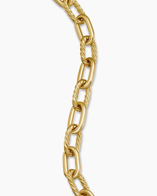 Mens DY Madison® Chain Bracelet in 18K Yellow Gold, 8.5mm
