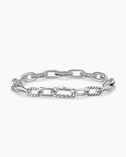 Mens DY Madison® Chain Bracelet in Sterling Silver, 8.5mm