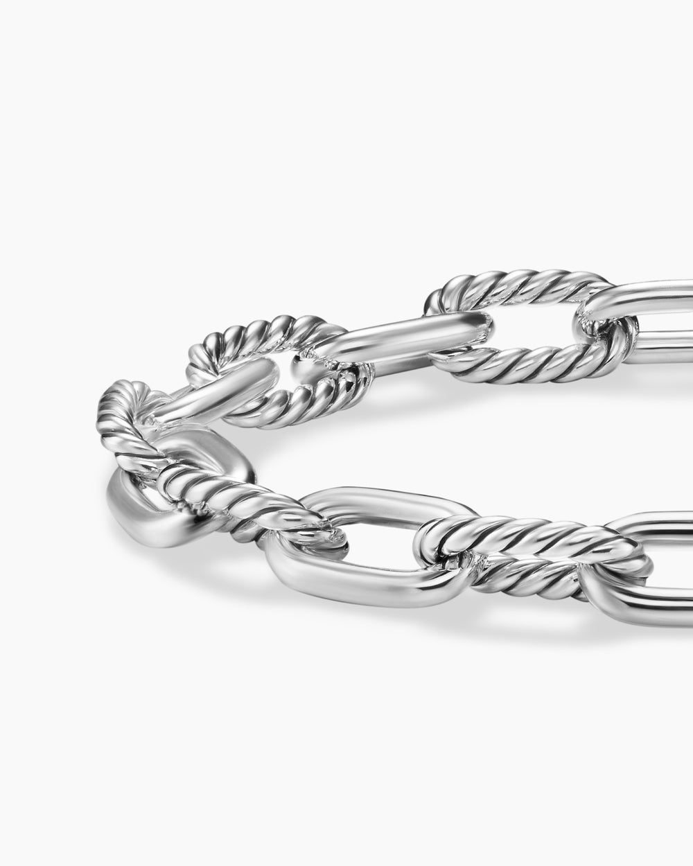 Bracelet chaîne DY Madison en argent massif, 8,5 mm homme