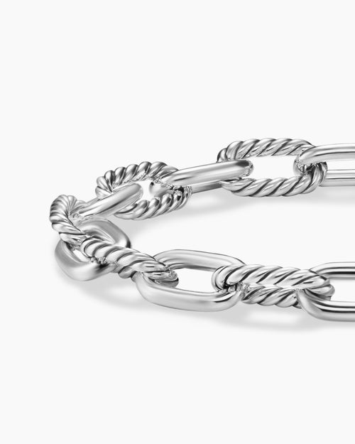 Mens DY Madison Chain Bracelet in Sterling Silver, 8.5mm