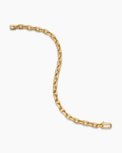 Mens Streamline® Link Bracelet in 18K Yellow Gold, 5.5mm