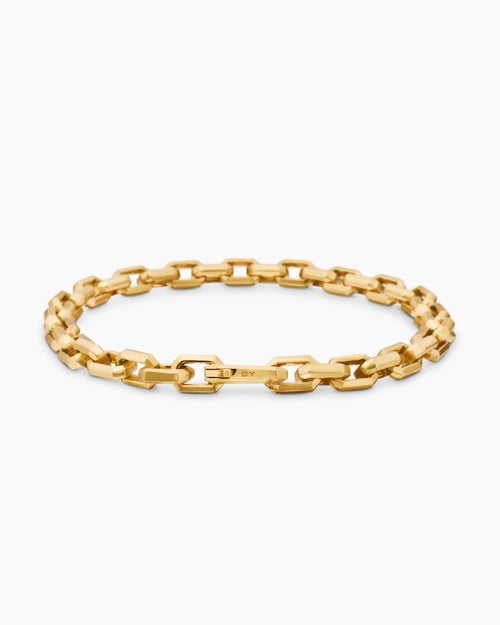 Mens Streamline® Link Bracelet in 18K Yellow Gold, 5.5mm