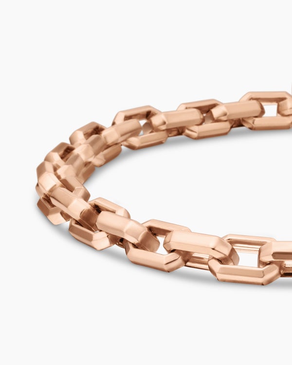 Streamline Link Bracelet in 18K Rose Gold, 5.5mm