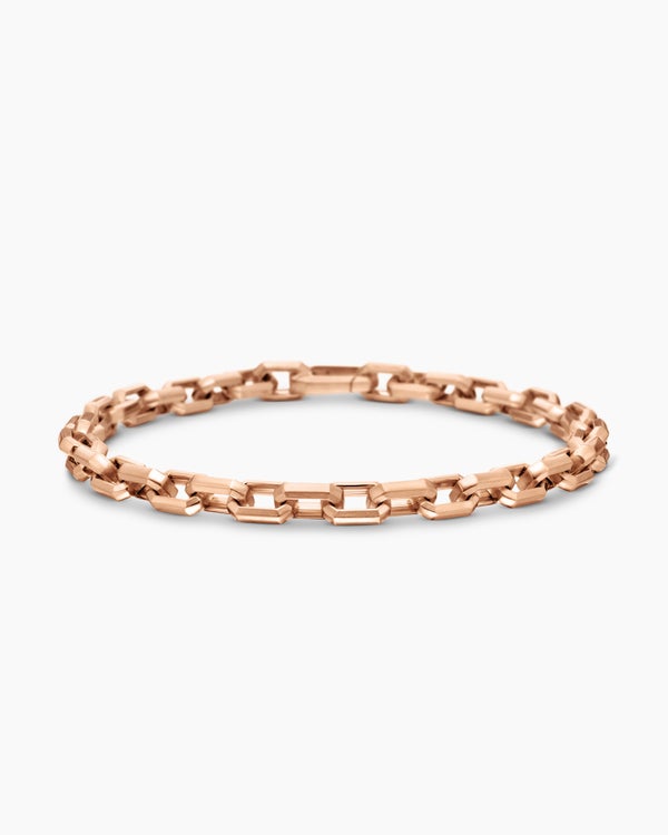 Streamline Link Bracelet in 18K Rose Gold, 5.5mm