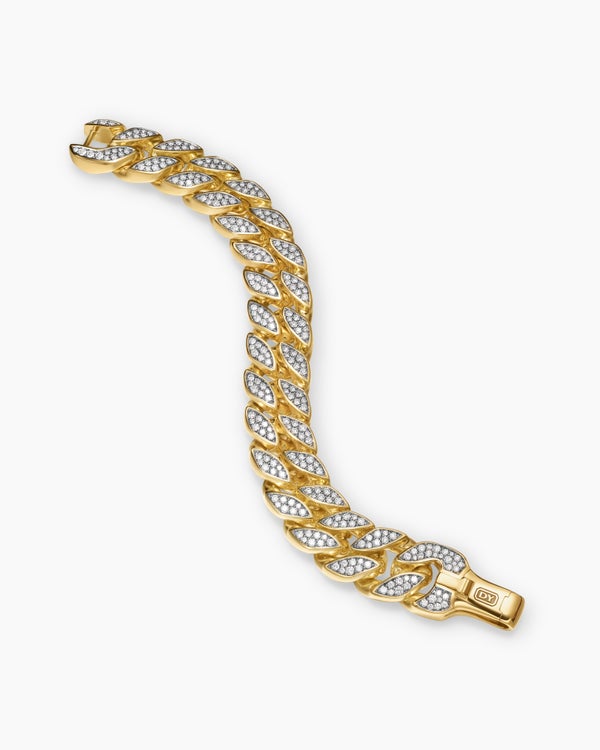 Bracelet Curb Chain en or jaune 18 carats, 18 mm