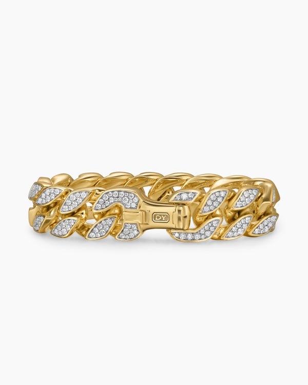 Bracelet Curb Chain en or jaune 18 carats, 18 mm