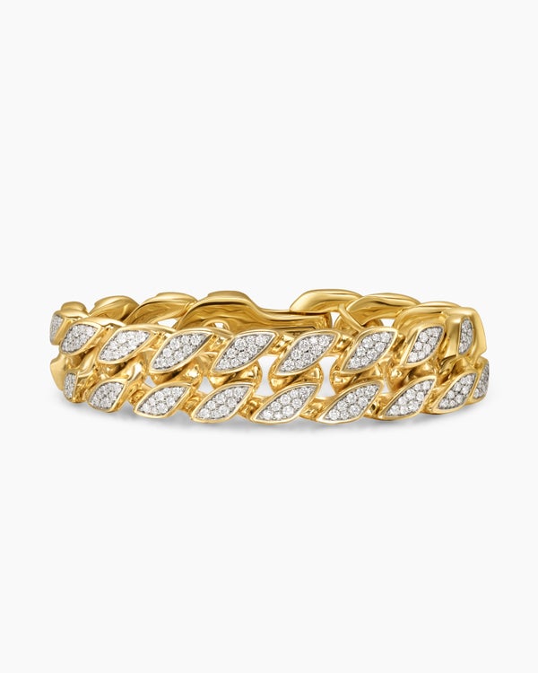 Bracelet Curb Chain en or jaune 18 carats, 18 mm