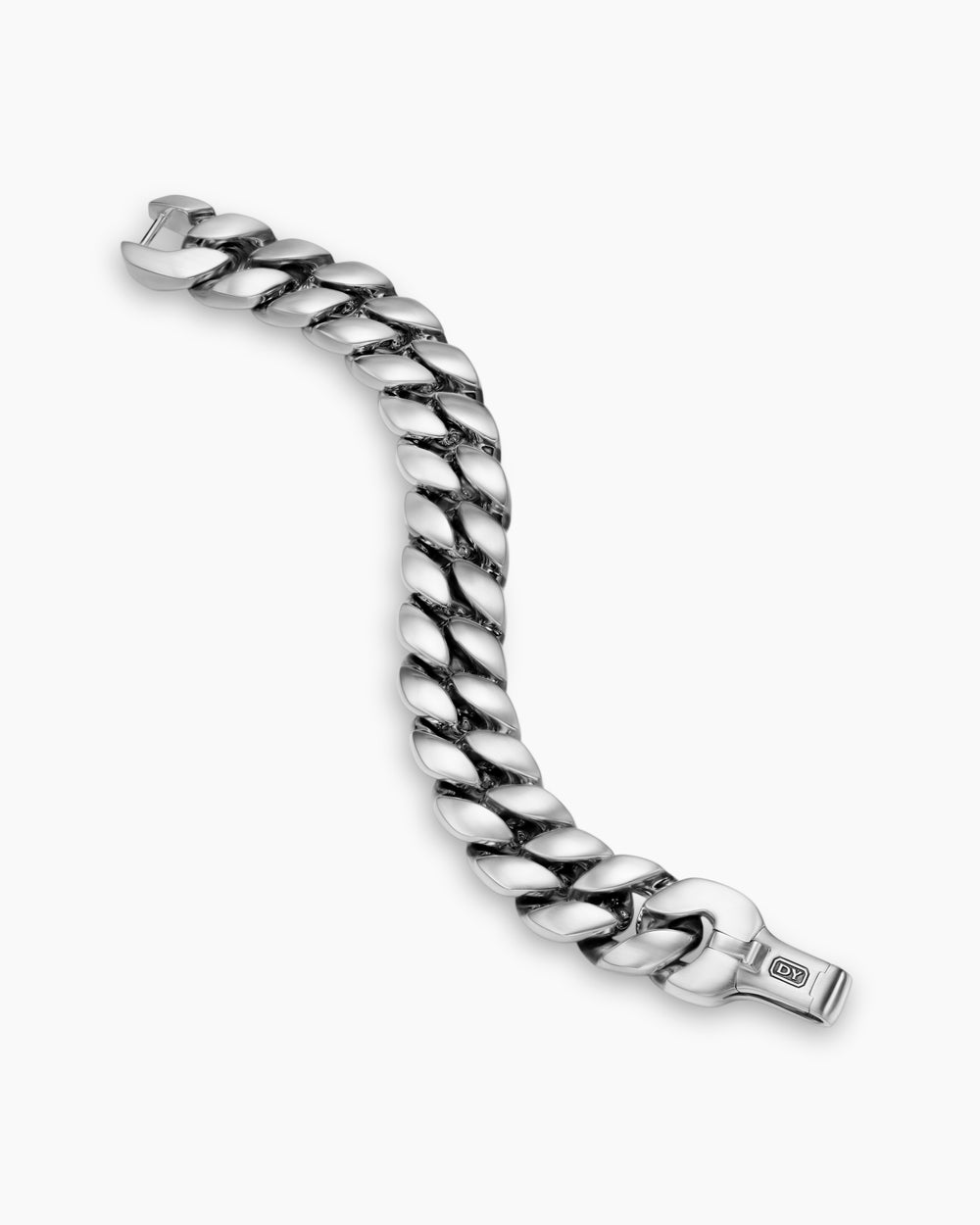 Bracelet Curb Chain en argent sterling, 18 mm hommes