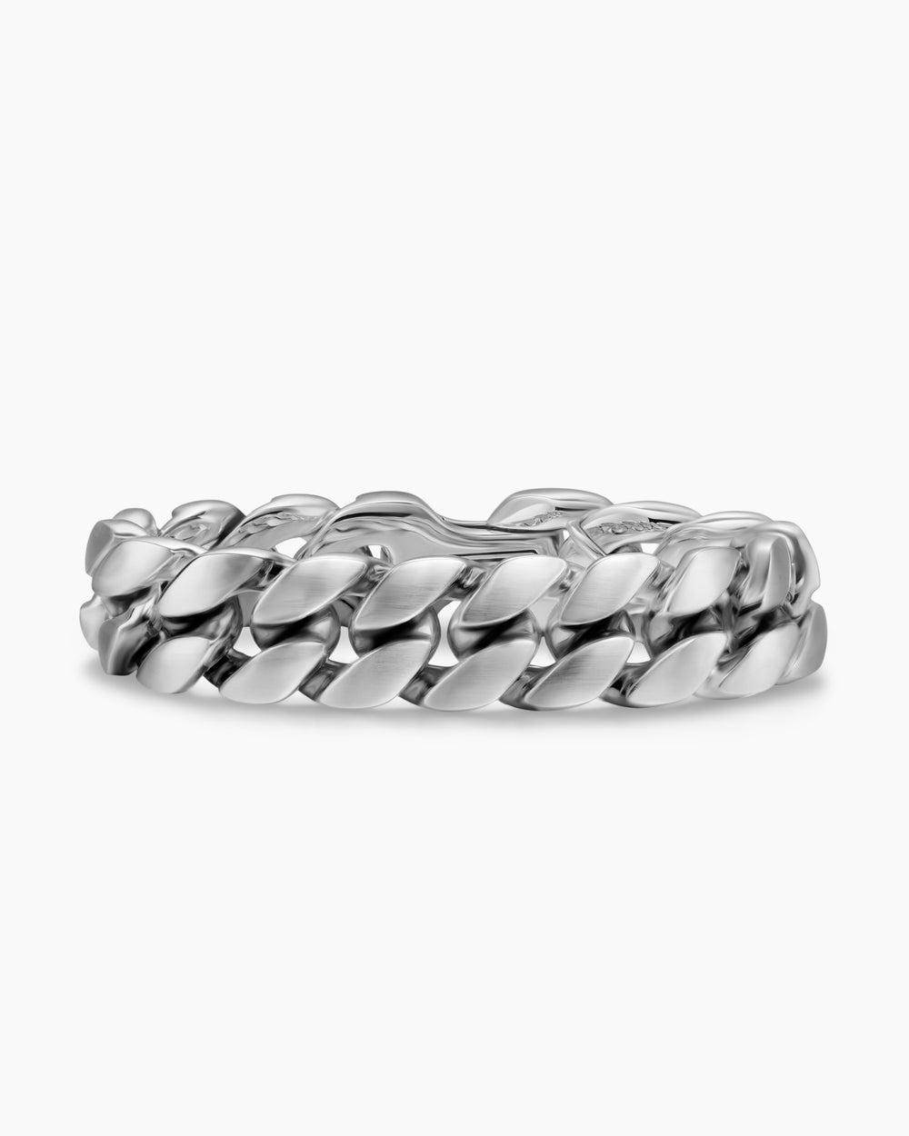 Bracelet Curb Chain en argent sterling, 18 mm hommes