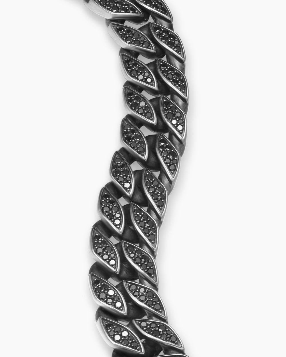Bracelet Curb Chain en argent sterling, 18 mm hommes