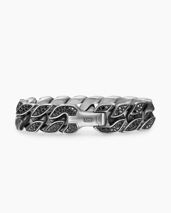 Curb Chain Bracelet in Sterling Silver, 18mm