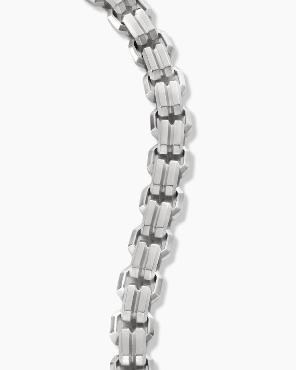 Streamline Double Link Bracelet in Sterling Silver, 8mm