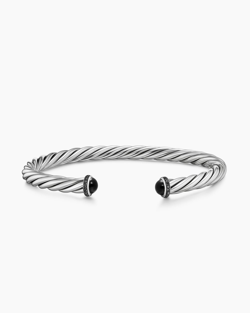 Bracelet-manchette Cable en argent sterling, 6 mm hommes