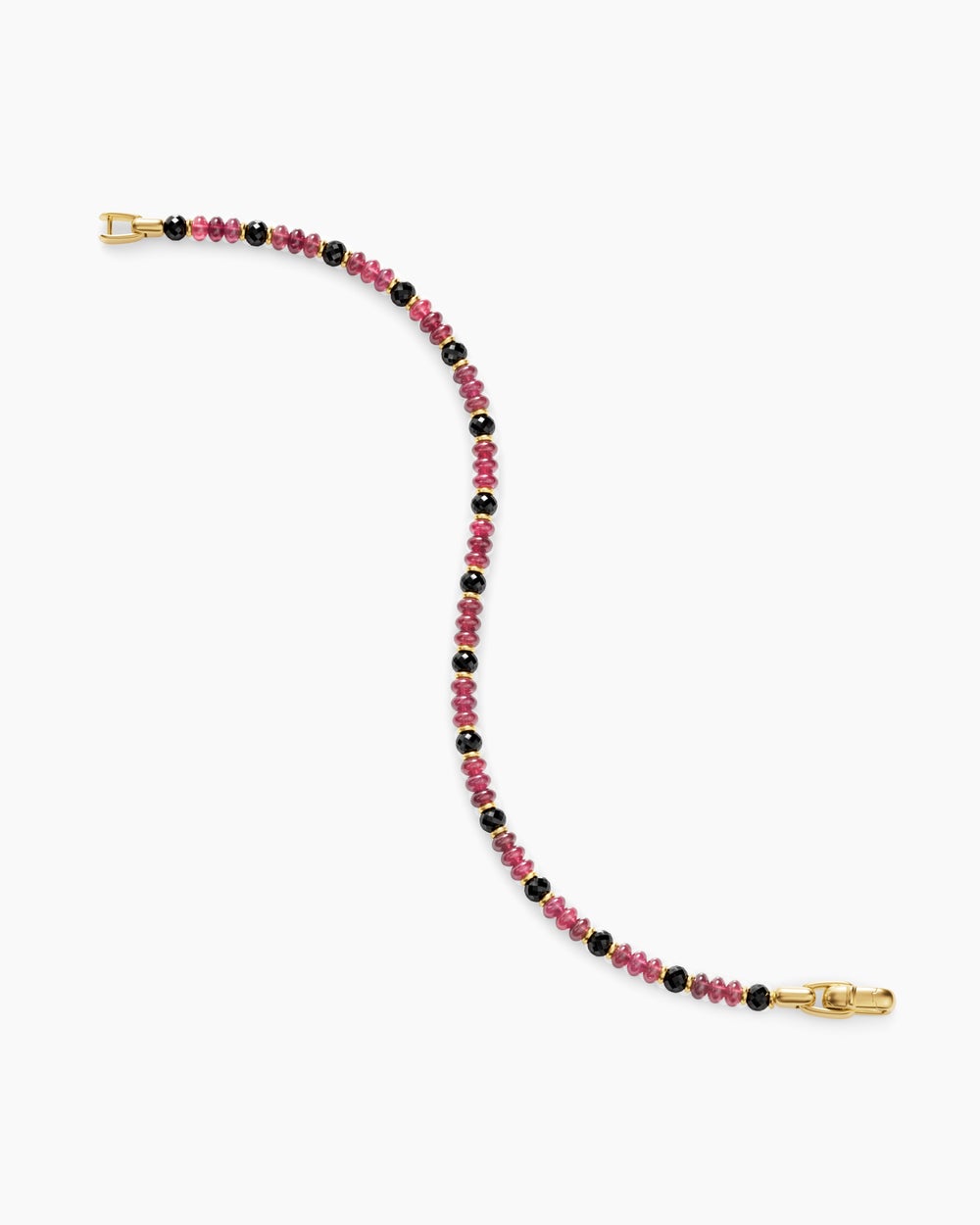 Mens Spiritual Beads Bracelet in 18K Yellow Gold, 4mm