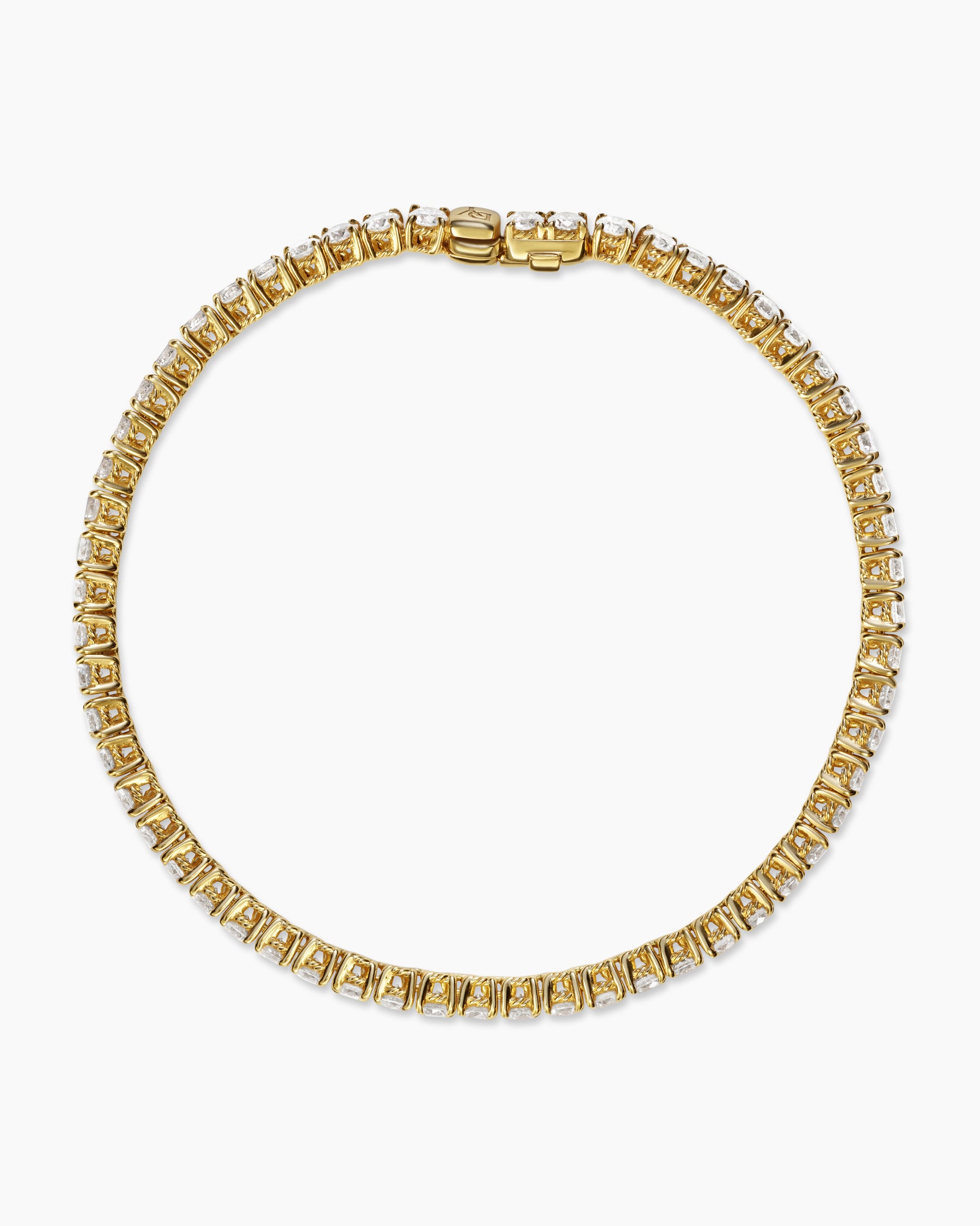 Tennis Bracelet in 18K Yellow Gold, 3mm David Yurman Canada