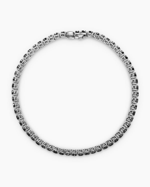 Tennis Bracelet in 18K White Gold, 3mm