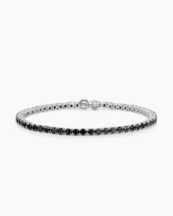 Tennis Bracelet in 18K White Gold, 3mm