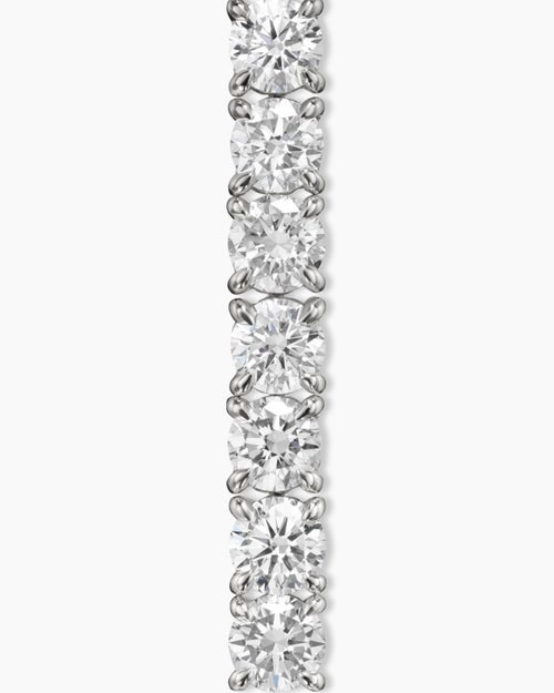 Mens Tennis Bracelet in 18K White Gold with Diamonds, 3mm