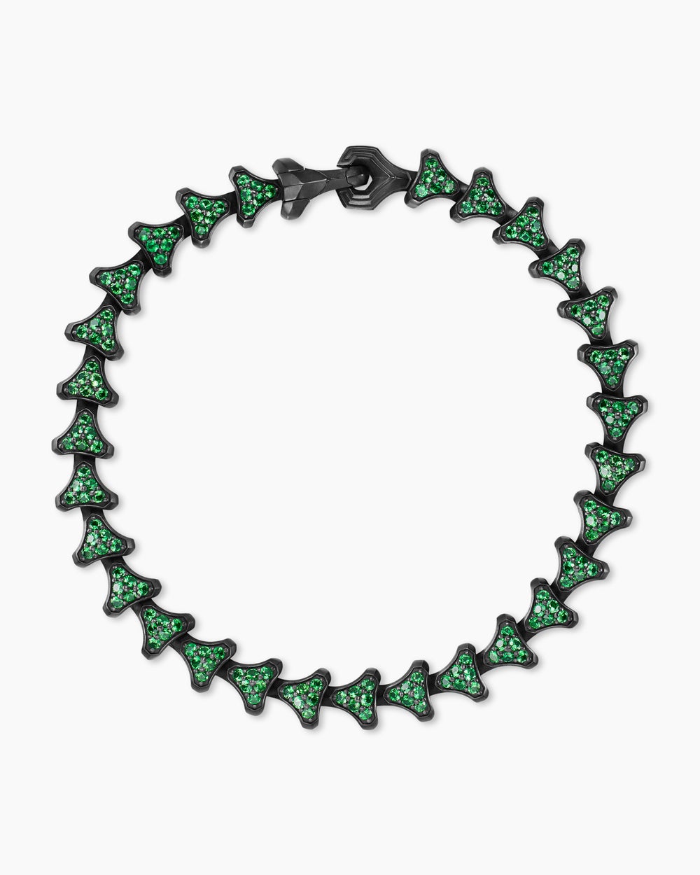 Mens Armory Link Bracelet in Black Titanium, 7.5mm