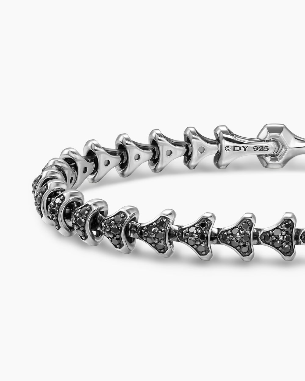 Mens Armoury Link Bracelet in Sterling Silver, 7.5mm