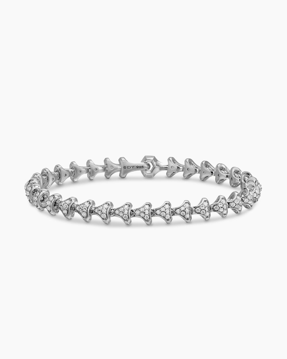 Mens Armory Link Bracelet in Sterling Silver, 7.5mm