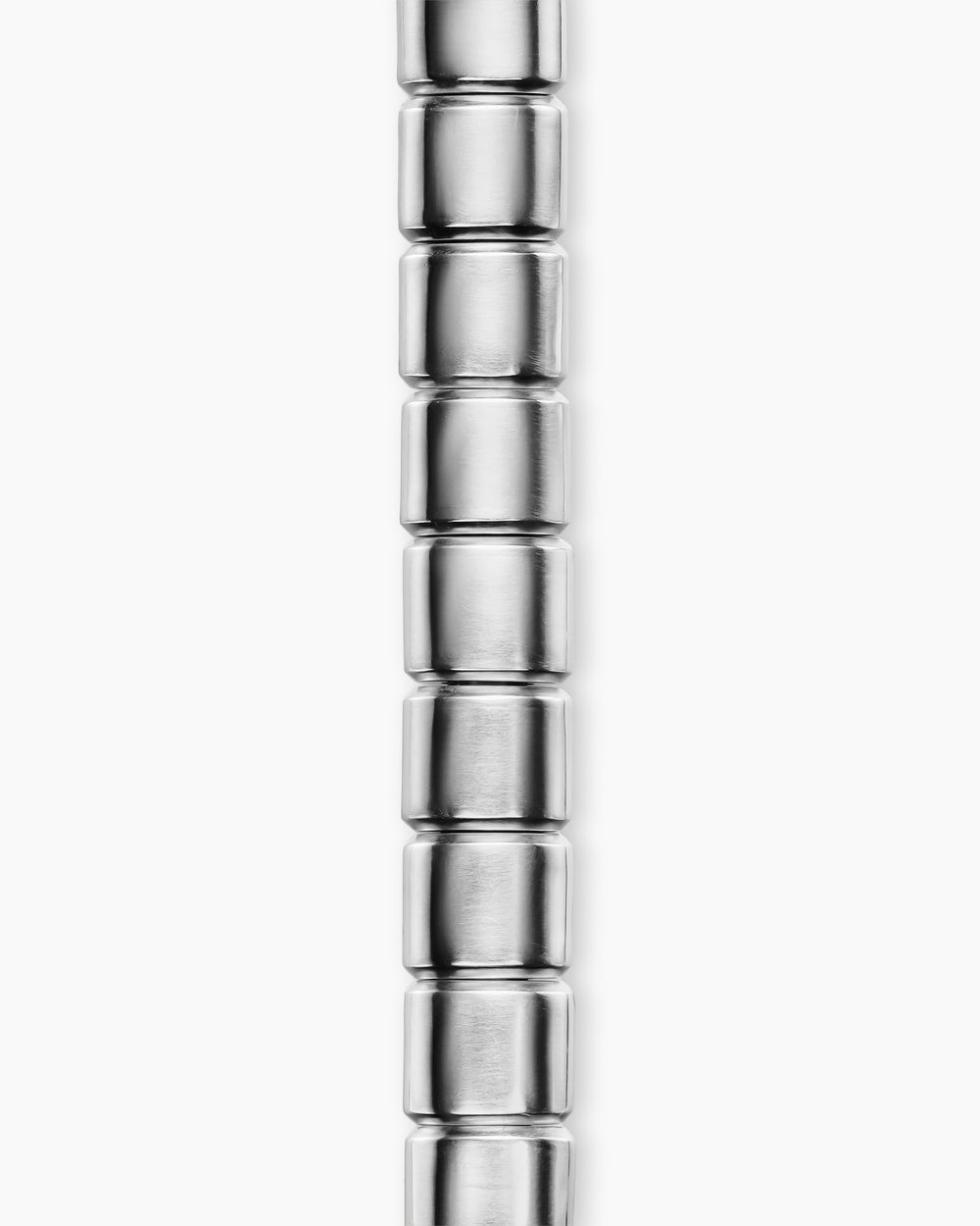 Bracelet Spiritual Beads avec perle plate en argent massif, 8 mm homme