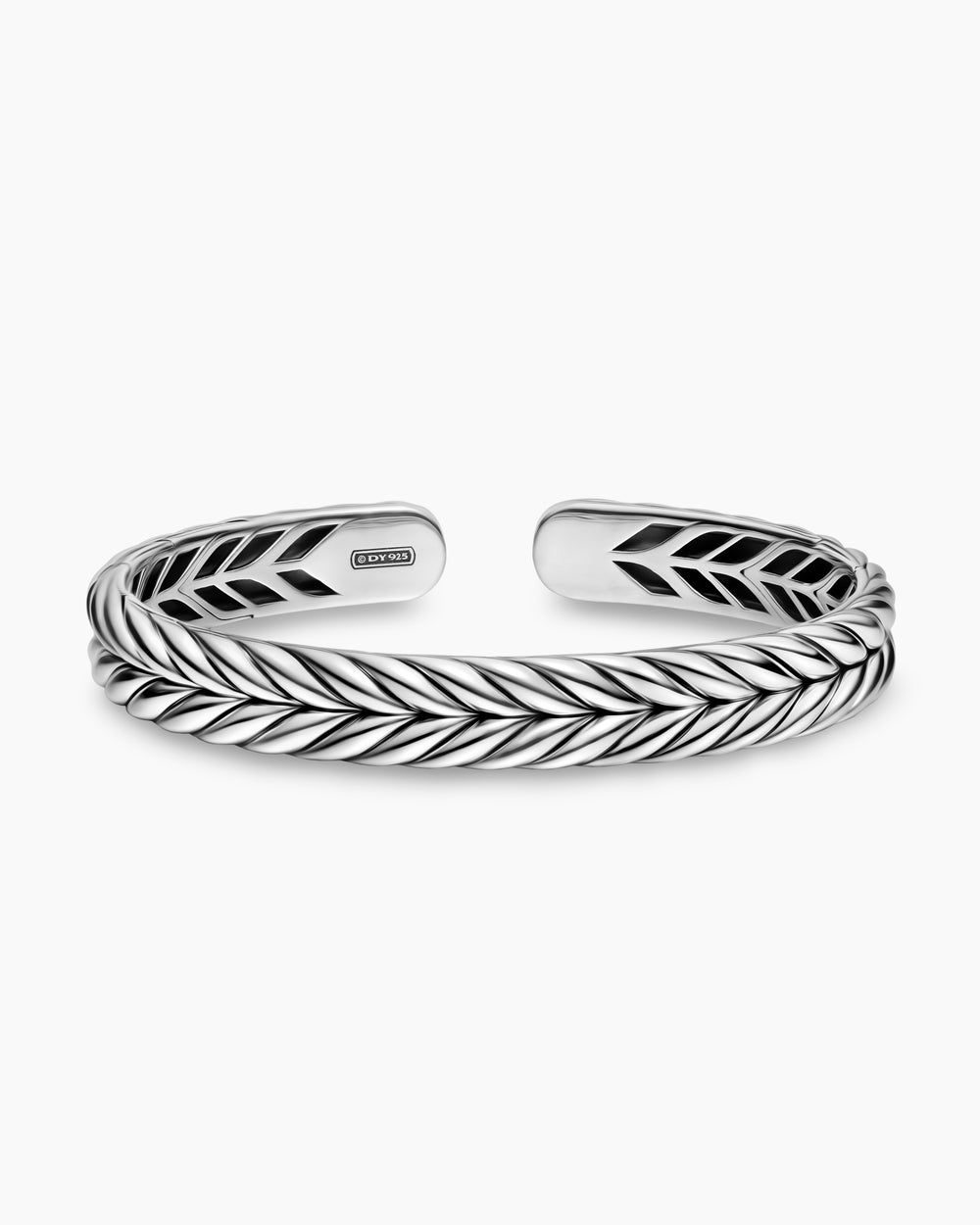 Bracelet Chevron Flex en argent sterling, 10 mm hommes