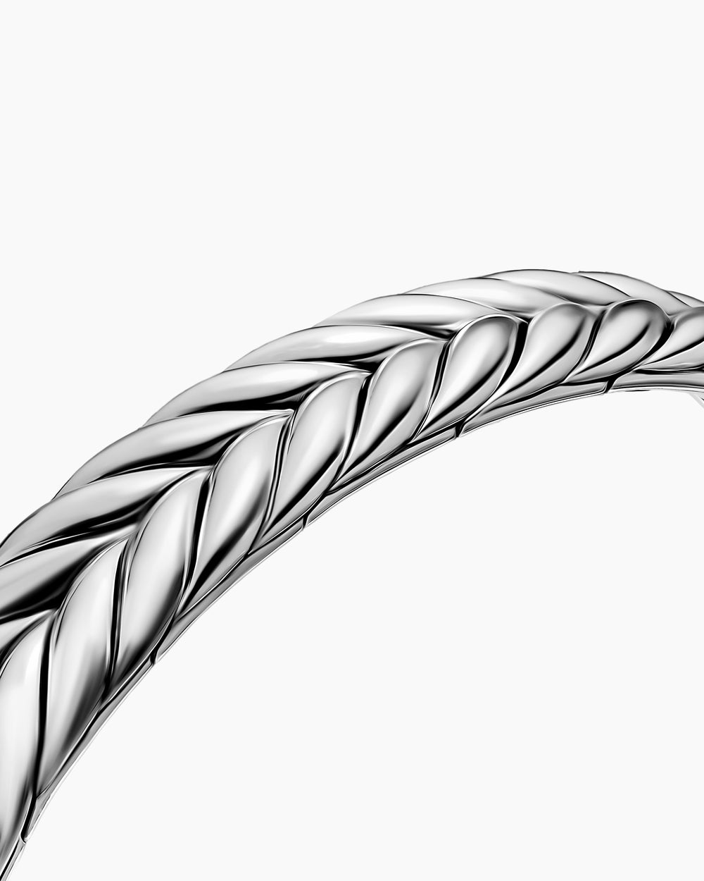 Bracelet Chevron Flex en argent sterling, 10 mm hommes
