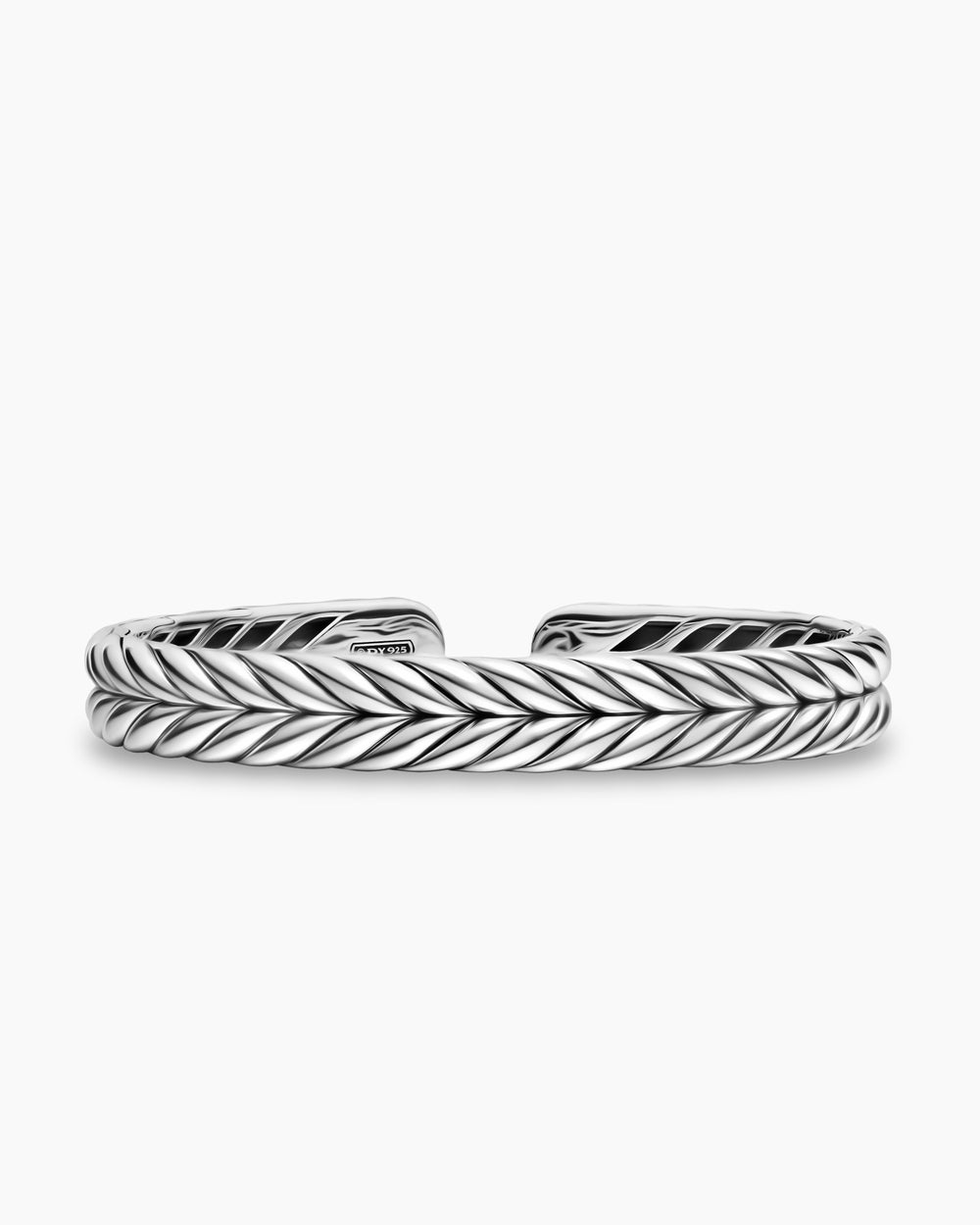 Bracelet Chevron Flex en argent sterling, 10 mm hommes