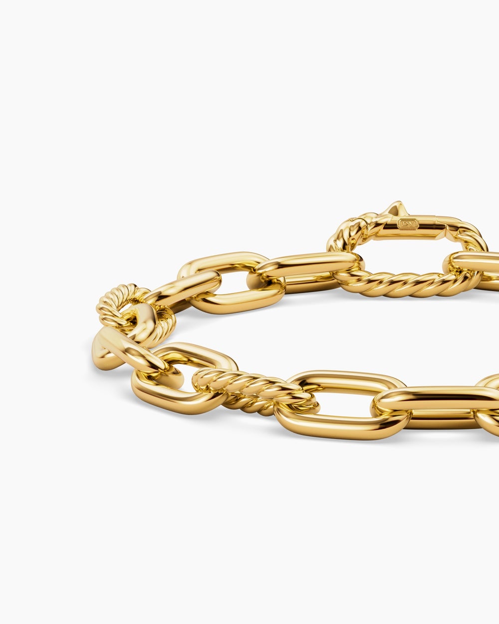 Mens DY Madison Chain Bracelet in 18K Yellow Gold, 8.5mm