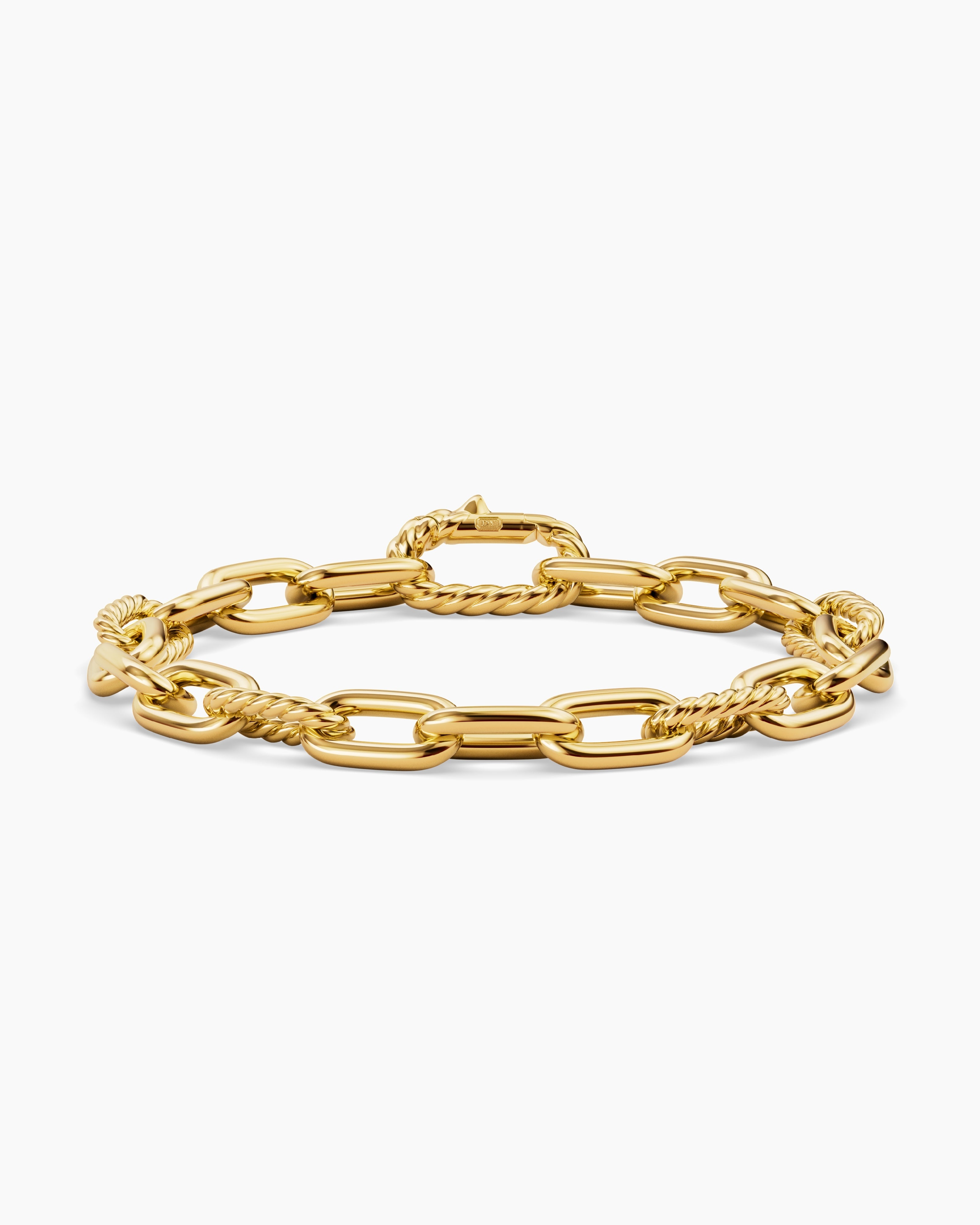 Men's 18K Gold DY Madison 4mm Chain Bracelet | David Yurman