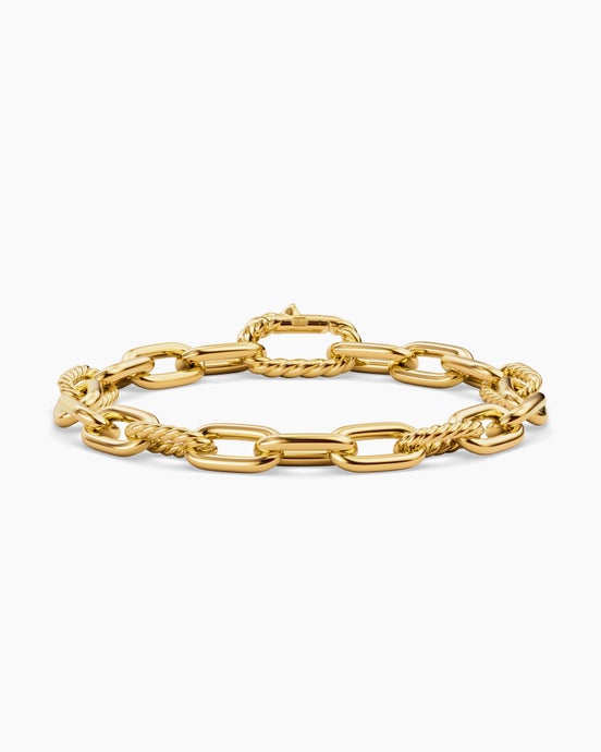 DY Madison® Chain Bracelet in 18K Yellow Gold, 8.5mm